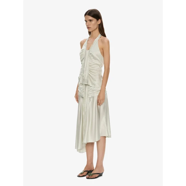 Christopher Esber Invert Silk Gwen Skirt in Vapour Mint | Skirts | Coveti