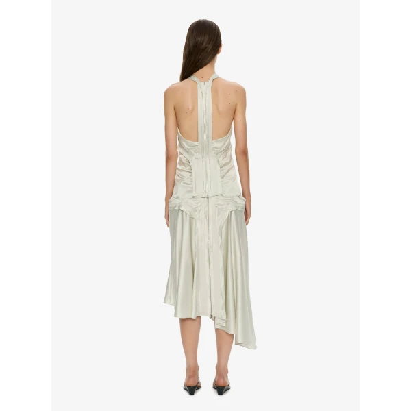 Christopher Esber Invert Silk Gwen Skirt in Vapour Mint | Skirts | Coveti