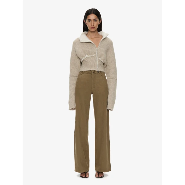 Christopher Esber Isolde Double Knit Jacket in Stone White | Jackets | Coveti