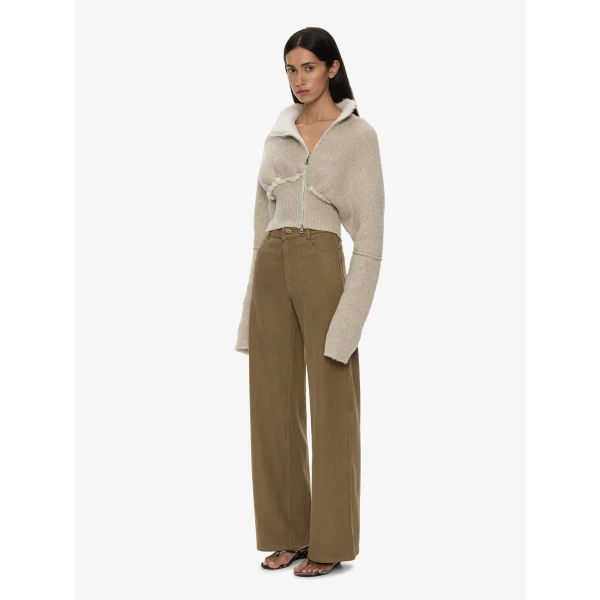 Christopher Esber Isolde Double Knit Jacket in Stone White | Jackets | Coveti