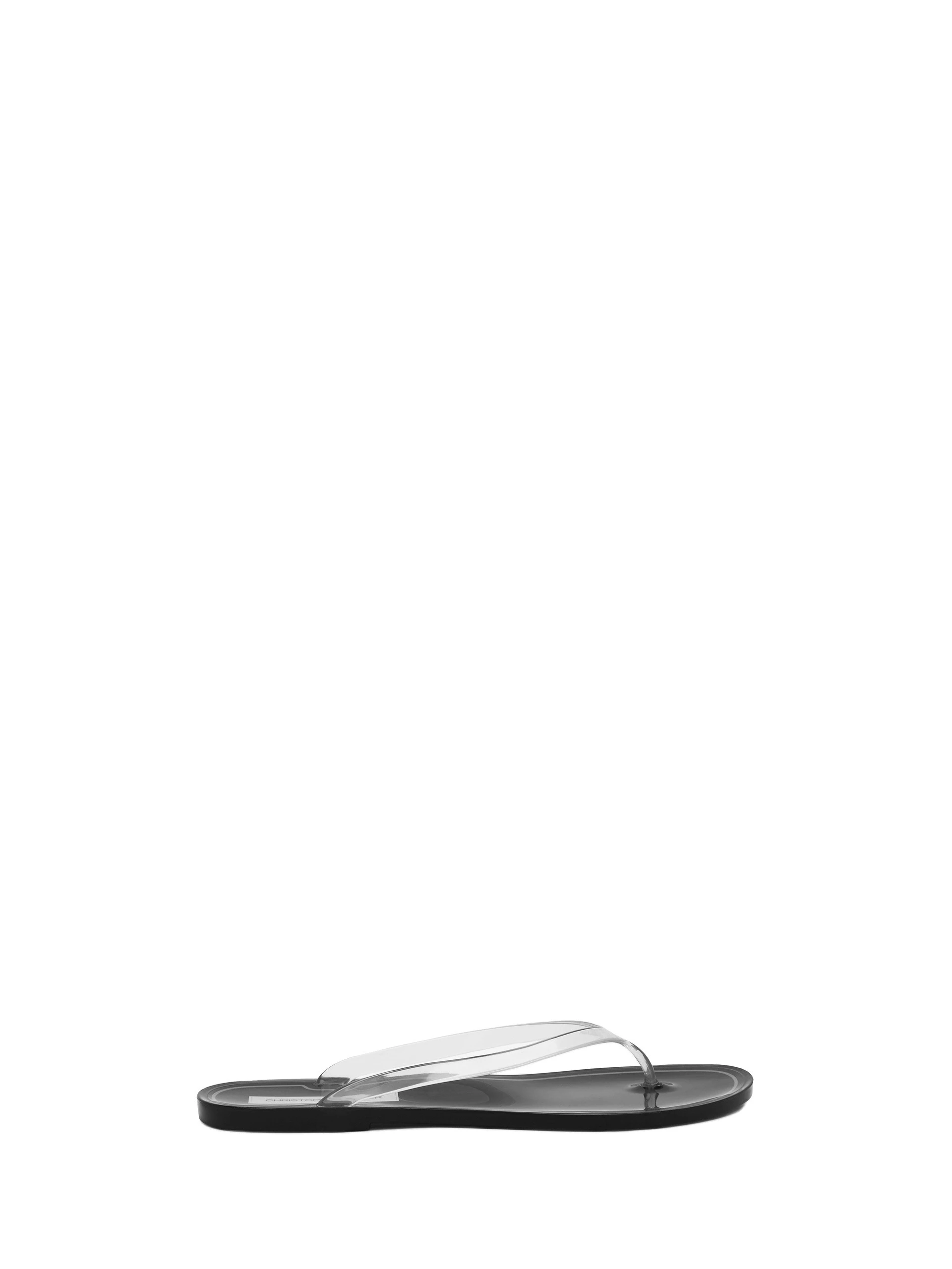 Christopher Esber Jo Flip Flop in Black Clear Christopher Esber Jo Flip Flop in Black Clear | Flip Flops & Slides | Coveti