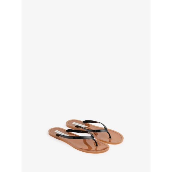 Christopher Esber Jo Flip Flop in Bronzed Black | Flip Flops & Slides | Coveti