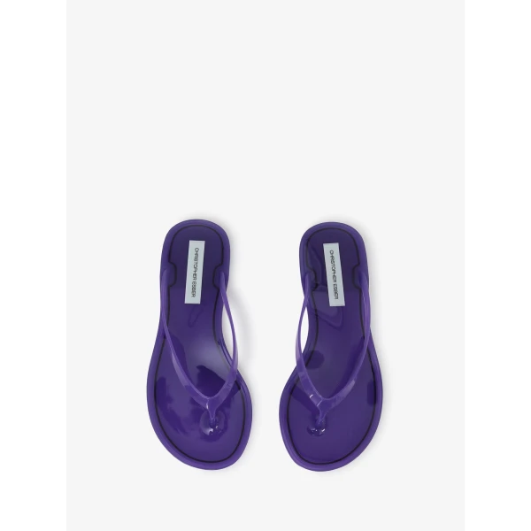 Christopher Esber Jo Flip Flop in Grape | Flip Flops & Slides | Coveti