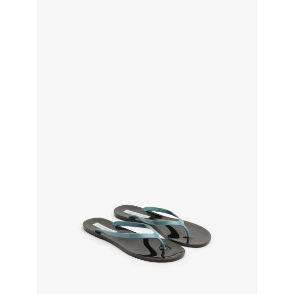 Christopher Esber Jo Flip Flop in Husk Aqua | Flip Flops & Slides | Coveti