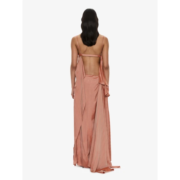 Christopher Esber Kacere Bikini Tuck Dress in Washed Red | Dresses | Coveti