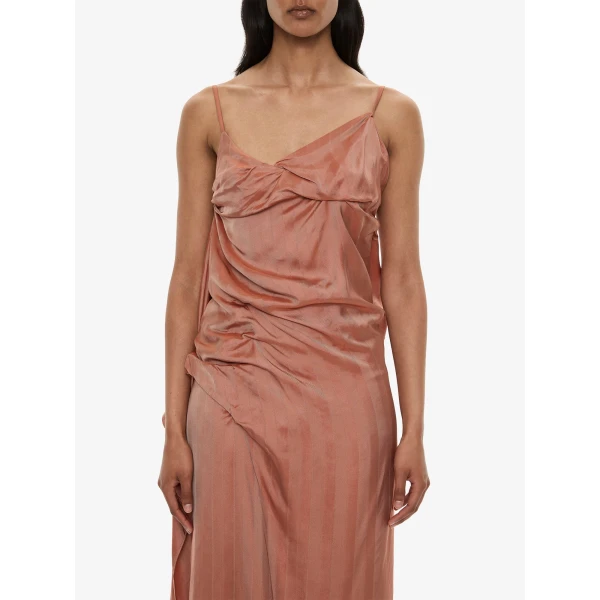 Christopher Esber Kacere Bikini Tuck Dress in Washed Red | Dresses | Coveti