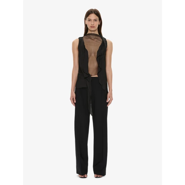 Christopher Esber Kacere Draped Top in Black | Tops | Coveti