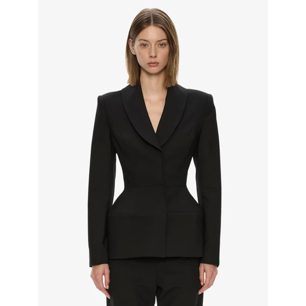 Christopher Esber Lea Jacket in Black | Jackets | Coveti