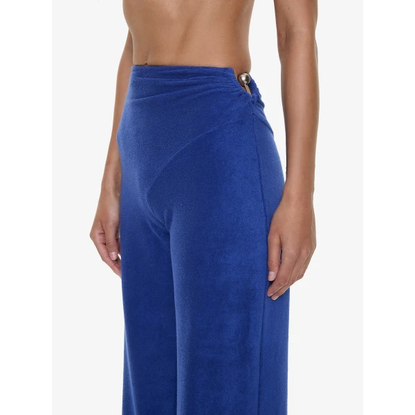 Christopher Esber Looped Back Orbit Pant in Indigo | Pants | Coveti