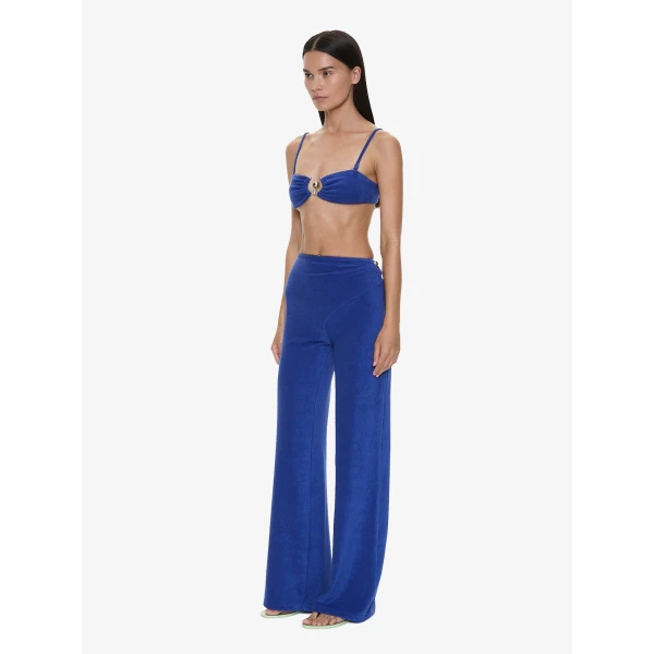 Christopher Esber Looped Back Orbit Pant in Indigo | Pants | Coveti
