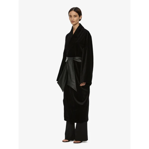 Christopher Esber Manor Coat in Black | Coats | Coveti