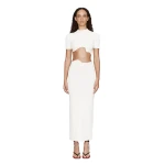 Christopher Esber Maparadita Midi Skirt in White | Midi Skirts | Coveti