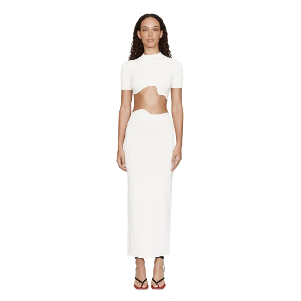 Maparadita Midi Skirt in White