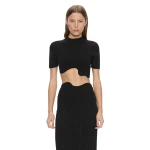 Christopher Esber Maparadita Top in Black | Tops | Coveti