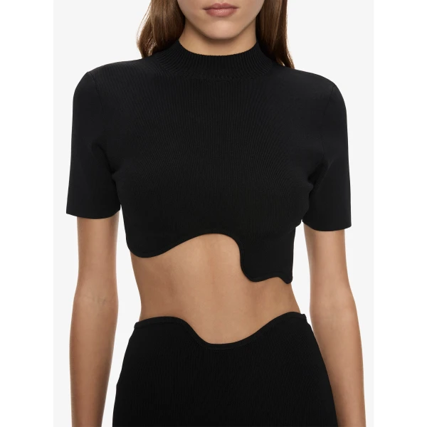 Christopher Esber Maparadita Top in Black | Tops | Coveti