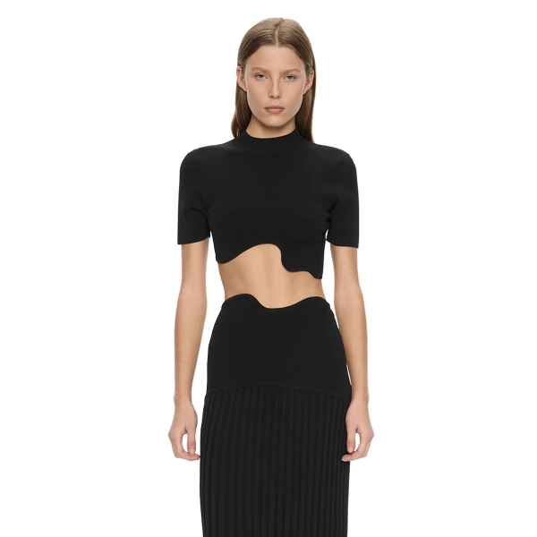 Christopher Esber Maparadita Top in Black | Tops | Coveti