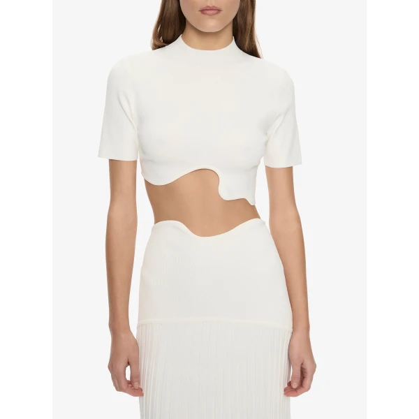 Christopher Esber Maparadita Top in White | Tops | Coveti