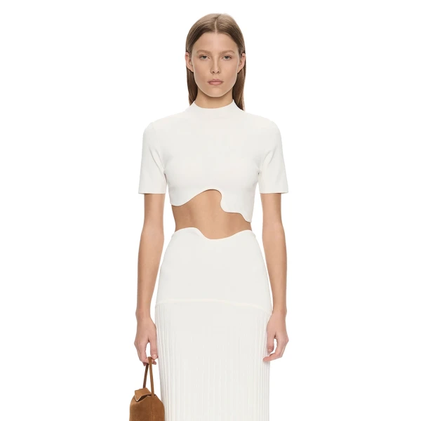 Christopher Esber Maparadita Top in White | Tops | Coveti