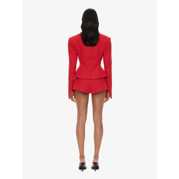Christopher Esber Marnette Tailored Jacket in Carmine Red | Jackets | Coveti