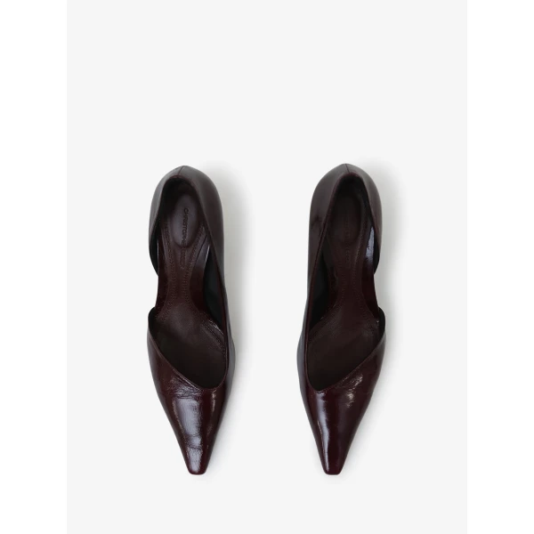 Christopher Esber Max Patent Pump in Barolo | Heels | Coveti