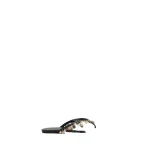 Christopher Esber Memento Charm Flip Flop in Black | Flip Flops & Slides | Coveti