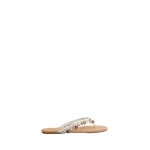 Christopher Esber Memento Charm Flip Flop in White | Flip Flops & Slides | Coveti