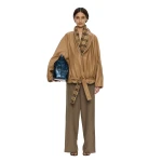 Christopher Esber Mercer Double Jacket in Sand Check | Jackets | Coveti