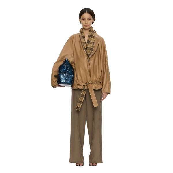 Mercer Double Jacket in Sand Check
