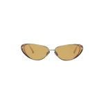 Christopher Esber Milla 96 Sunglasses in Amber | Sunglasses | Coveti