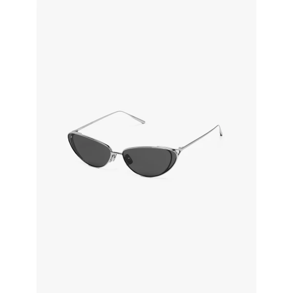 Christopher Esber Milla 96 Sunglasses in Beluga | Sunglasses | Coveti