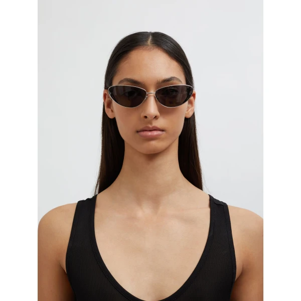 Christopher Esber Milla 96 Sunglasses in Beluga | Sunglasses | Coveti