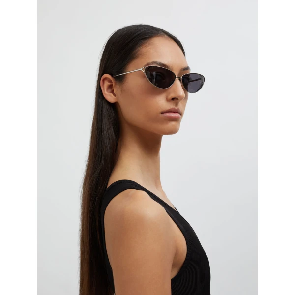 Christopher Esber Milla 96 Sunglasses in Beluga | Sunglasses | Coveti