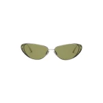 Christopher Esber Milla 96 Sunglasses in Olive | Sunglasses | Coveti