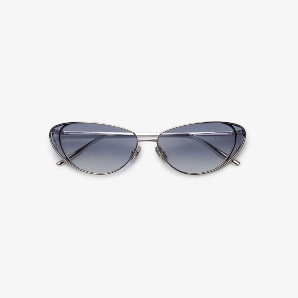 Christopher Esber Milla 96 Sunglasses in Ultramarine | Sunglasses | Coveti