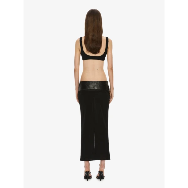 Christopher Esber Mineta Knit Bra in Black | Sweaters | Coveti