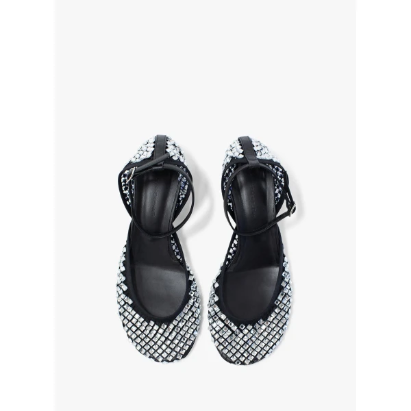 Christopher Esber Minette Bezeled Ballet Mary Jane Heel in Black | Heels | Coveti