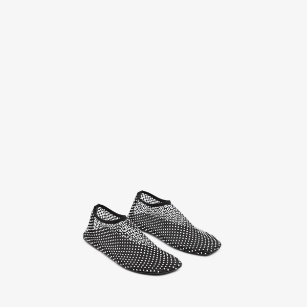 Christopher Esber Minette Flat in Black | Flats | Coveti
