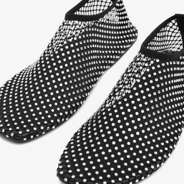 Christopher Esber Minette Flat in Black | Flats | Coveti