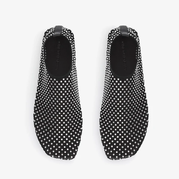 Christopher Esber Minette Flat in Black | Flats | Coveti