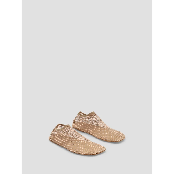 Christopher Esber Minette Flat in Shell | Flats | Coveti