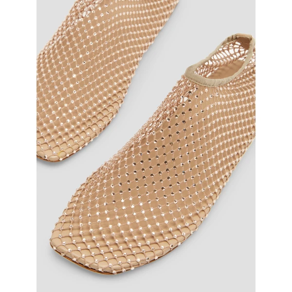 Christopher Esber Minette Flat in Shell | Flats | Coveti