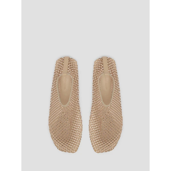 Christopher Esber Minette Flat in Shell | Flats | Coveti