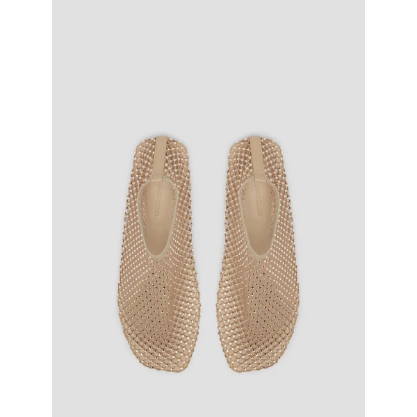 Christopher Esber Minette Flat in Shell | Flats | Coveti