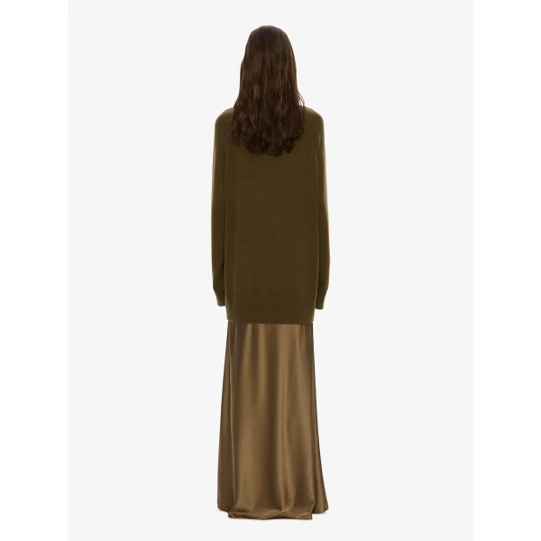 Christopher Esber Monument Long Dress in Khaki | Maxi Dresses | Coveti