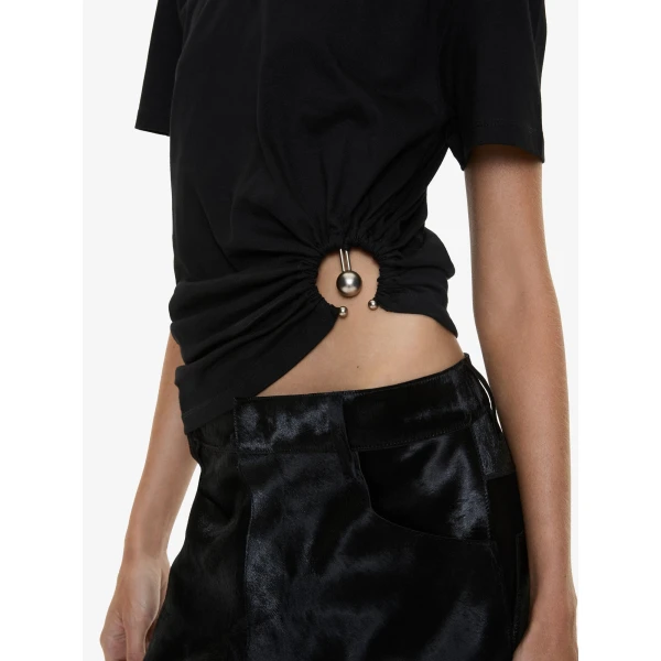 Christopher Esber Orbit Tee in Black | T-shirts | Coveti