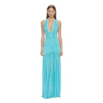 Christopher Esber Orion Gown in Cyan | Evening Gowns | Coveti