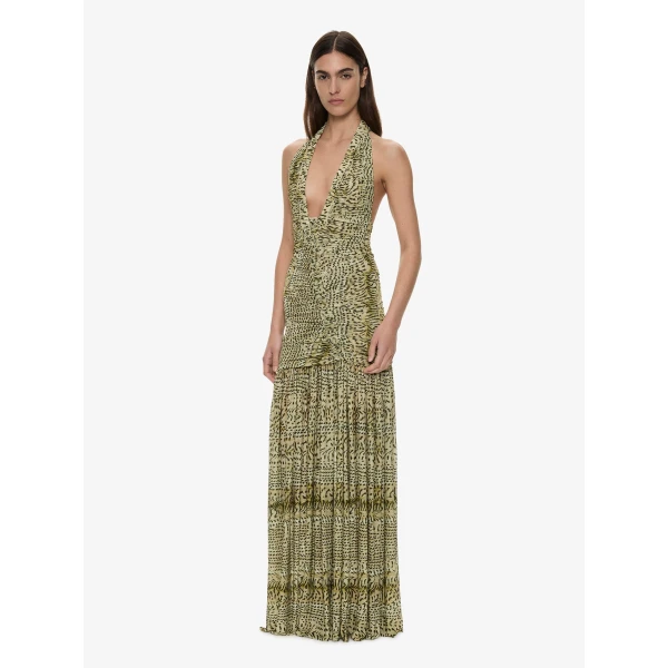 Christopher Esber Orion Gown in Feathered Citrine | Evening Gowns | Coveti