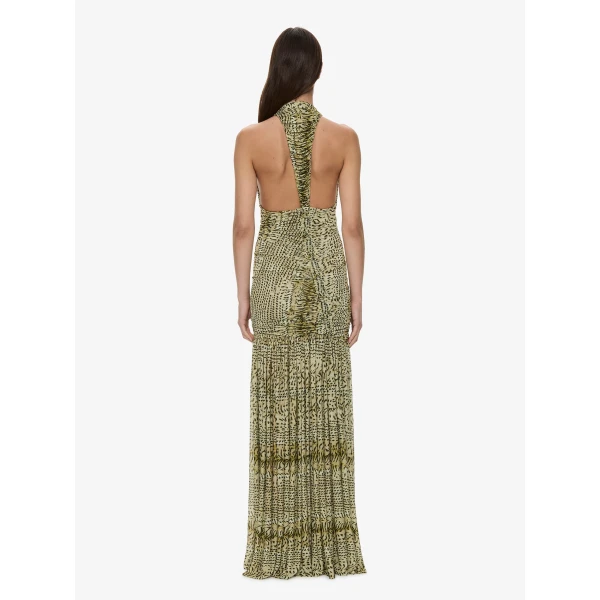 Christopher Esber Orion Gown in Feathered Citrine | Evening Gowns | Coveti
