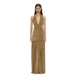 Christopher Esber Orion Gown in Khaki | Evening Gowns | Coveti