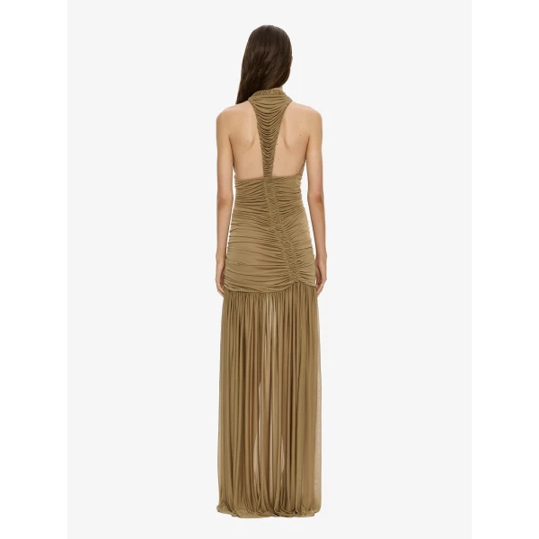 Christopher Esber Orion Gown in Khaki | Evening Gowns | Coveti